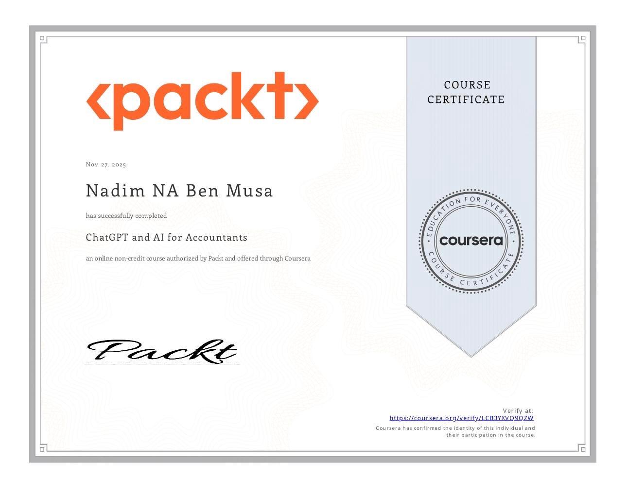 Certificate 5